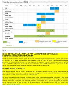 CALENDARI FISCAL