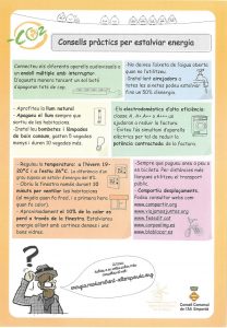 CONSELLS PRÀCTICS PER ESTALVIAR ENERGIA